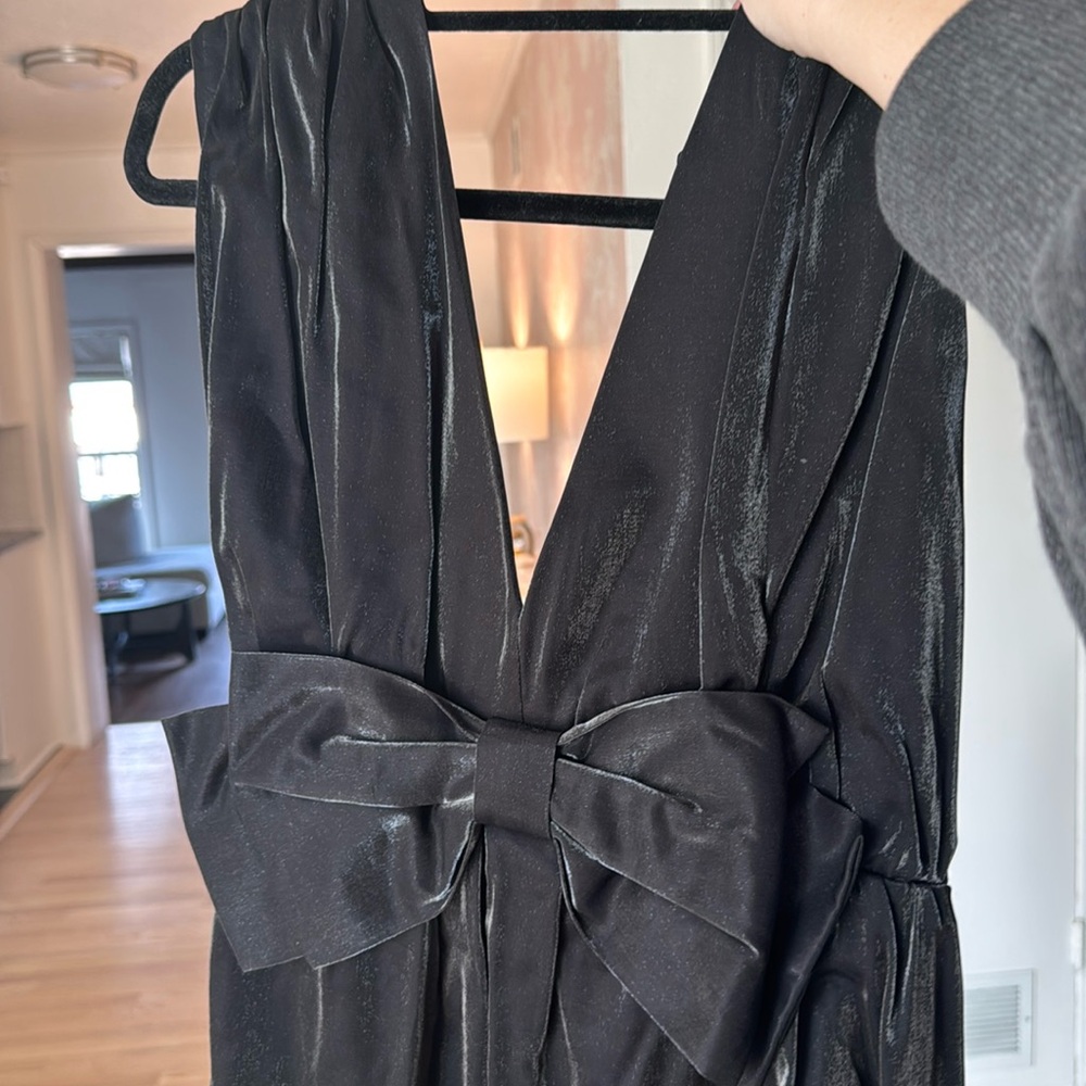 Black bow dress